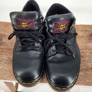 DR. MARTENS 8052 Vintage Black Leather Oxfords Women’s 8 (UK 6/England Made)